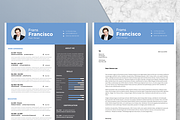 Modern Resume & CV Template, a Resume Template by Hito Graphic (Thumbnail 3 of 8)