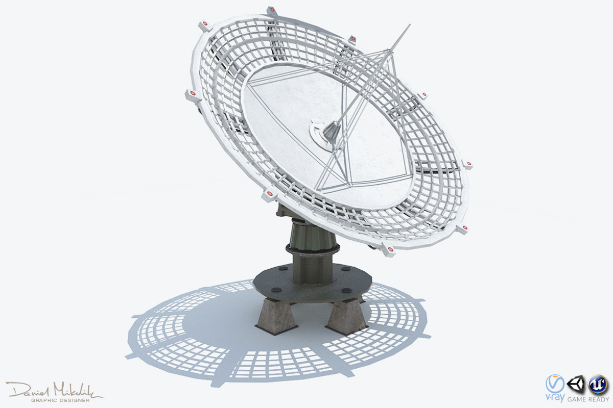 Huge Satellite Dish, an Object 3D Model by Daniel Mikulik (Photo 1 of 20)