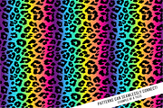 Rainbow Animal Print Digital Paper, a Pattern Graphic by Chromolume Studio (Thumbnail 10 of 39)