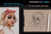 Procreate Artistic Digital Papers, a Texture Graphic by Frisk Shop (Thumbnail 5 of 11)