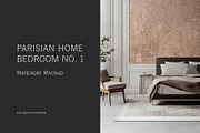 Paris Home | Bedroom No. 1 Mockup, a Household Mockup by Blixa 6 Studios (Thumbnail 1 of 7)