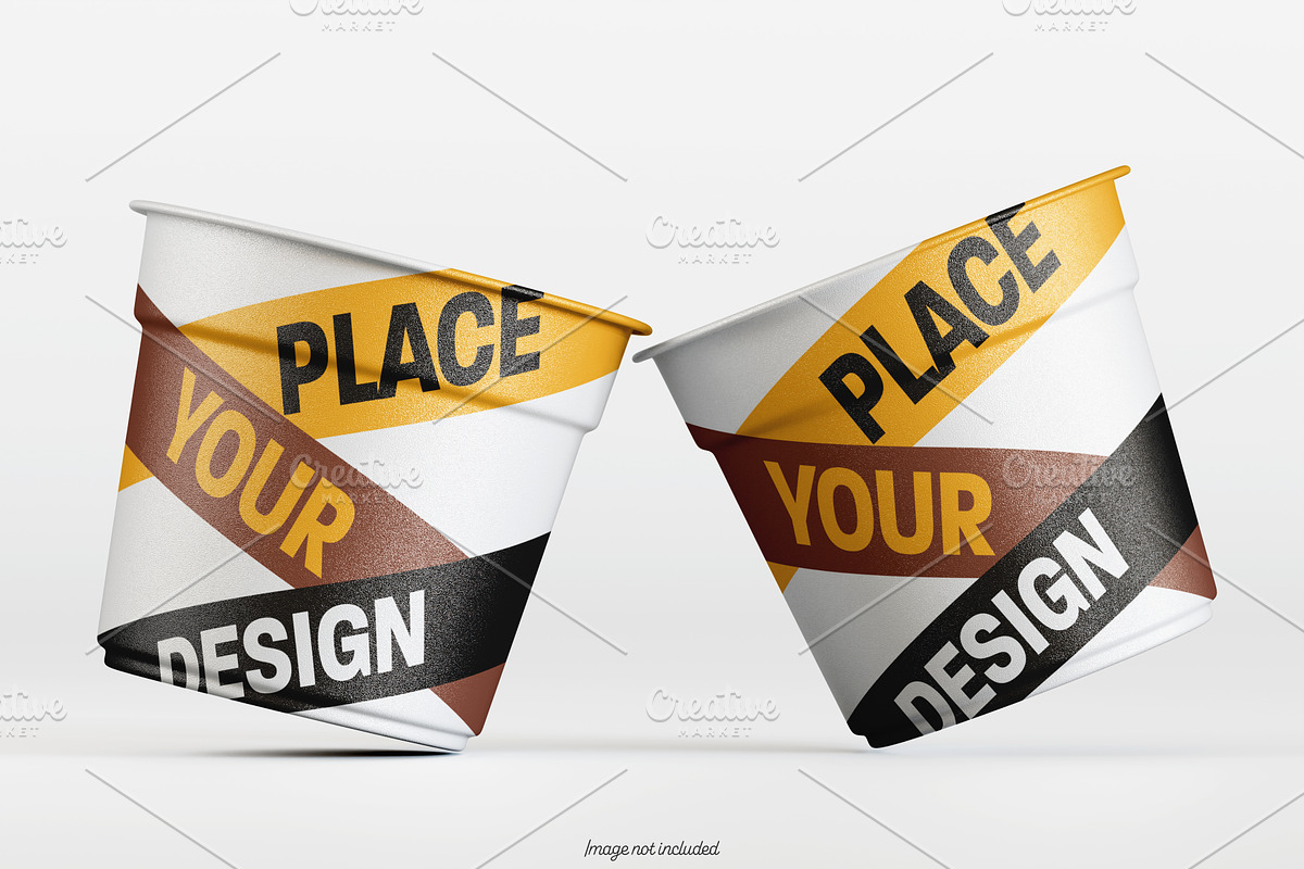 Ice cream cup mockup bundles V1, a Packaging Mockup by Ambo Ampeng (Photo 11 of 19)