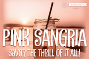 Pink Sangria AOE, a Font by Astigmatic (Thumbnail 1 of 4)