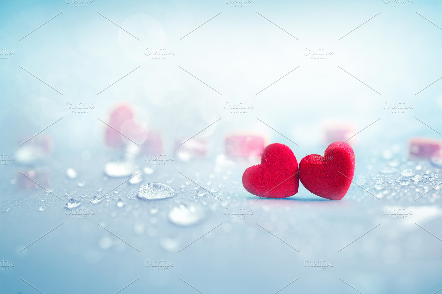Love in winter, an Abstract Photo by Cozine