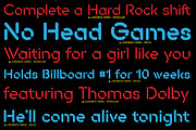Jukebox Hero Family, a Sans Serif Font by GRYPE (Thumbnail 5 of 6)