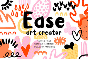 Ease font. Art creator., a Print Template by Artlavi_design