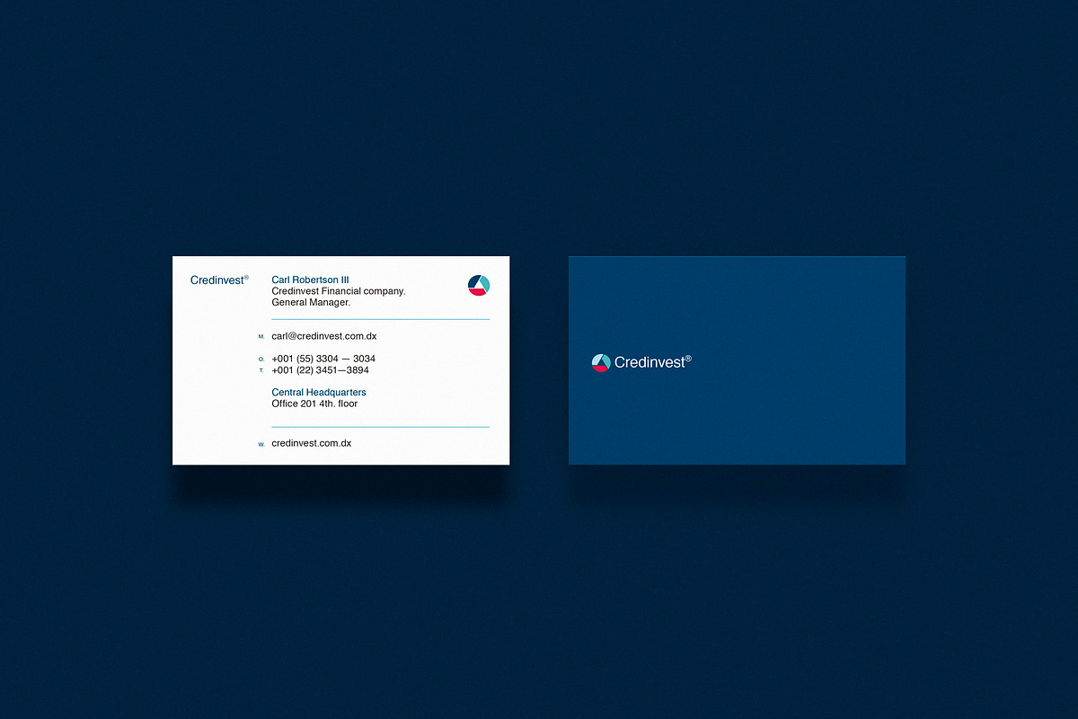 Business cards template: Credinvest, a Business Card Template by Srg® (Photo 1 of 4)