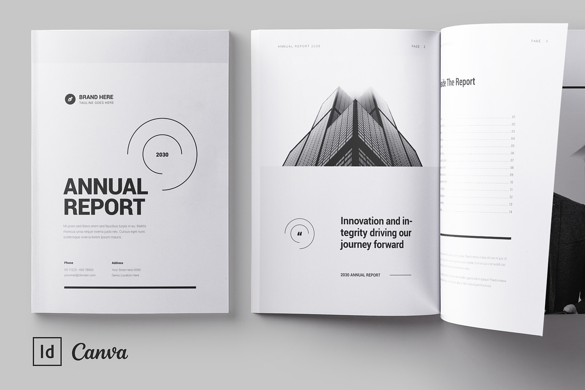 Annual Report | Canva & InDesign
