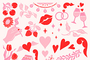 Love Quotes & Valentine Clipart, an Illustration by ElenKoss (Thumbnail 2 of 10)