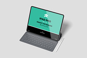 iPad Pro with Keyboard - Mockup, an iPad Mockup by Rometheme Std (Thumbnail 2 of 5)