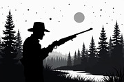 Camouflage Hunter Silhouette Vector, an Illustration by Amazin_art (Thumbnail 4 of 10)
