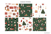 Merry Christmas clipart, a Seasonal Illustration by LyubovZaytseva (Thumbnail 13 of 18)