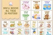 20 Positive Affirmation Posters, a Poster Template by Annyillustration (Thumbnail 8 of 10)