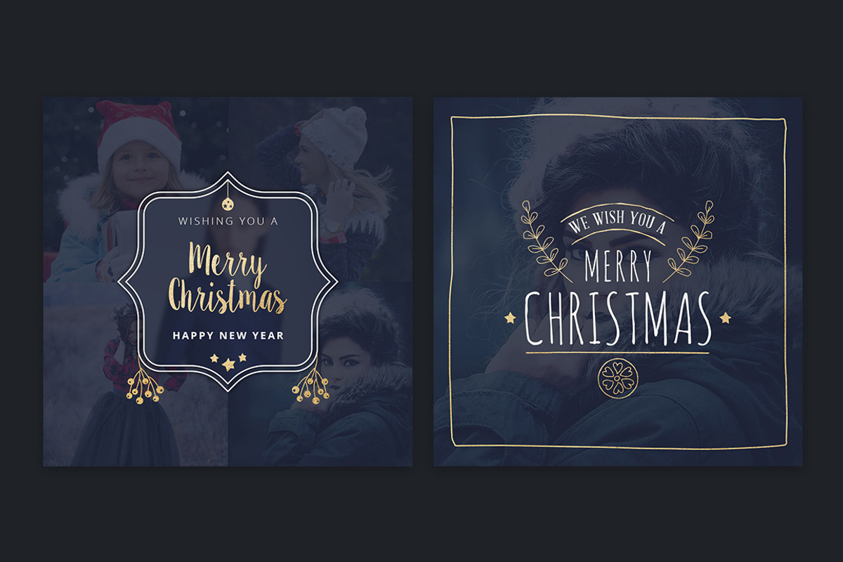 Christmas Social Media Layouts, a Templates & Theme by Medialoot (Photo 4 of 6)