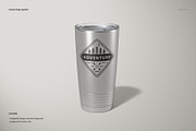 20oz Stainless Steel Tumbler Mockup, a Cups & Container Mockup by creatsy5 (Thumbnail 9 of 17)