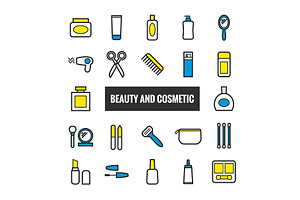 22 Vector Beauty And Cosmetics Icons