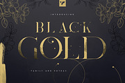 SALE! Black Gold serif typeface, a Serif Font by VP Fonts (Thumbnail 1 of 25)