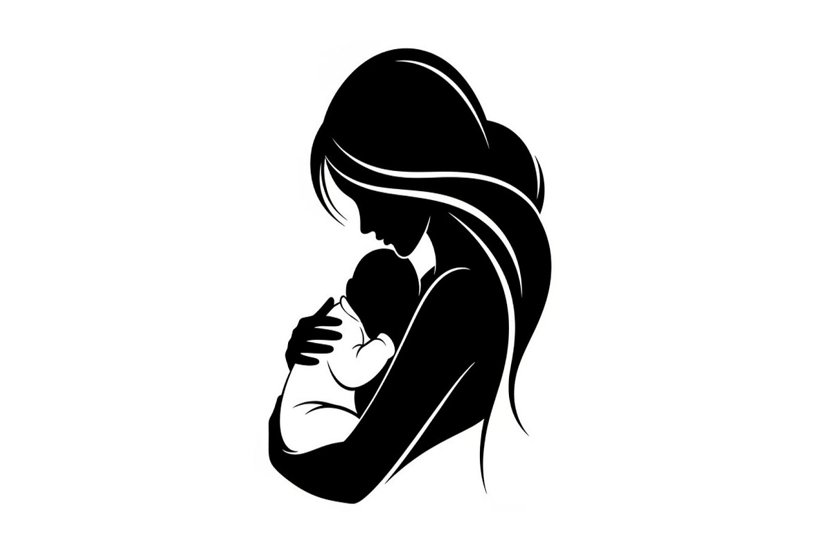 50 Mother and Baby Silhouette Bundle, an Illustration by Creativeshirt (Photo 24 of 48)