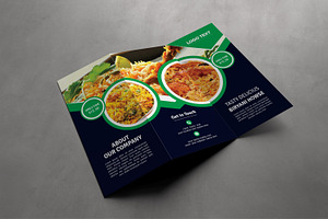 Biryani Food Trifold Templates Menu