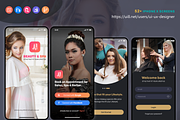 Barber & Salon UI Kit, an App Template by UX Design Master (Thumbnail 4 of 13)