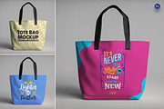 Tote Bag Mockup, a Merchandise Mockup by 3djagan (Thumbnail 3 of 4)