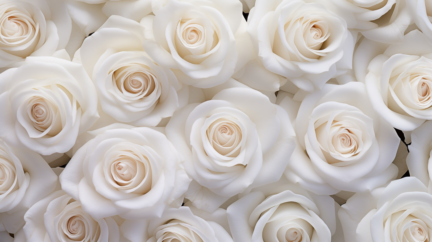 White Rose pattern background, a Nature Photo by Textures & Backgrounds