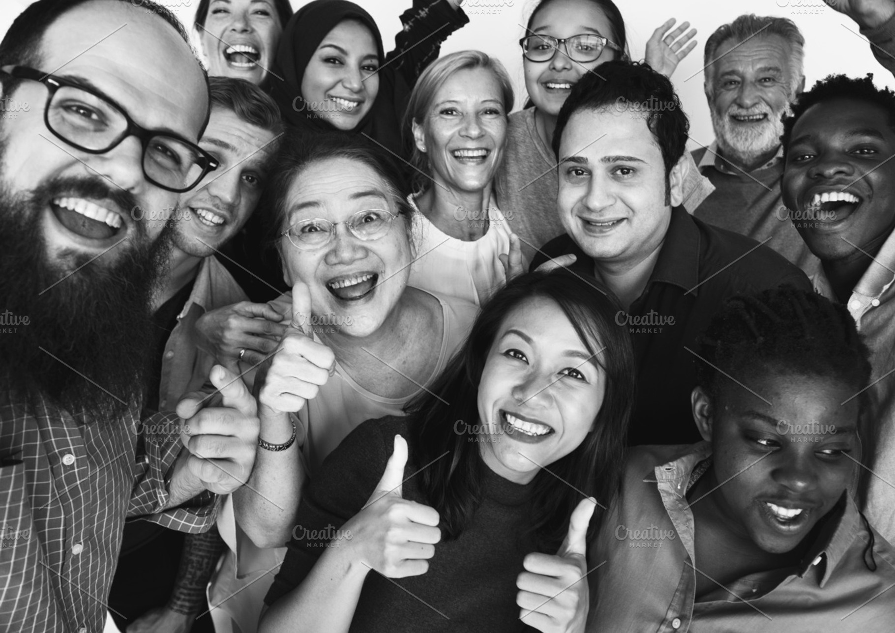 Diverse people teamwork featuring studio, diverse, and people, a Person Photo by rawpixel