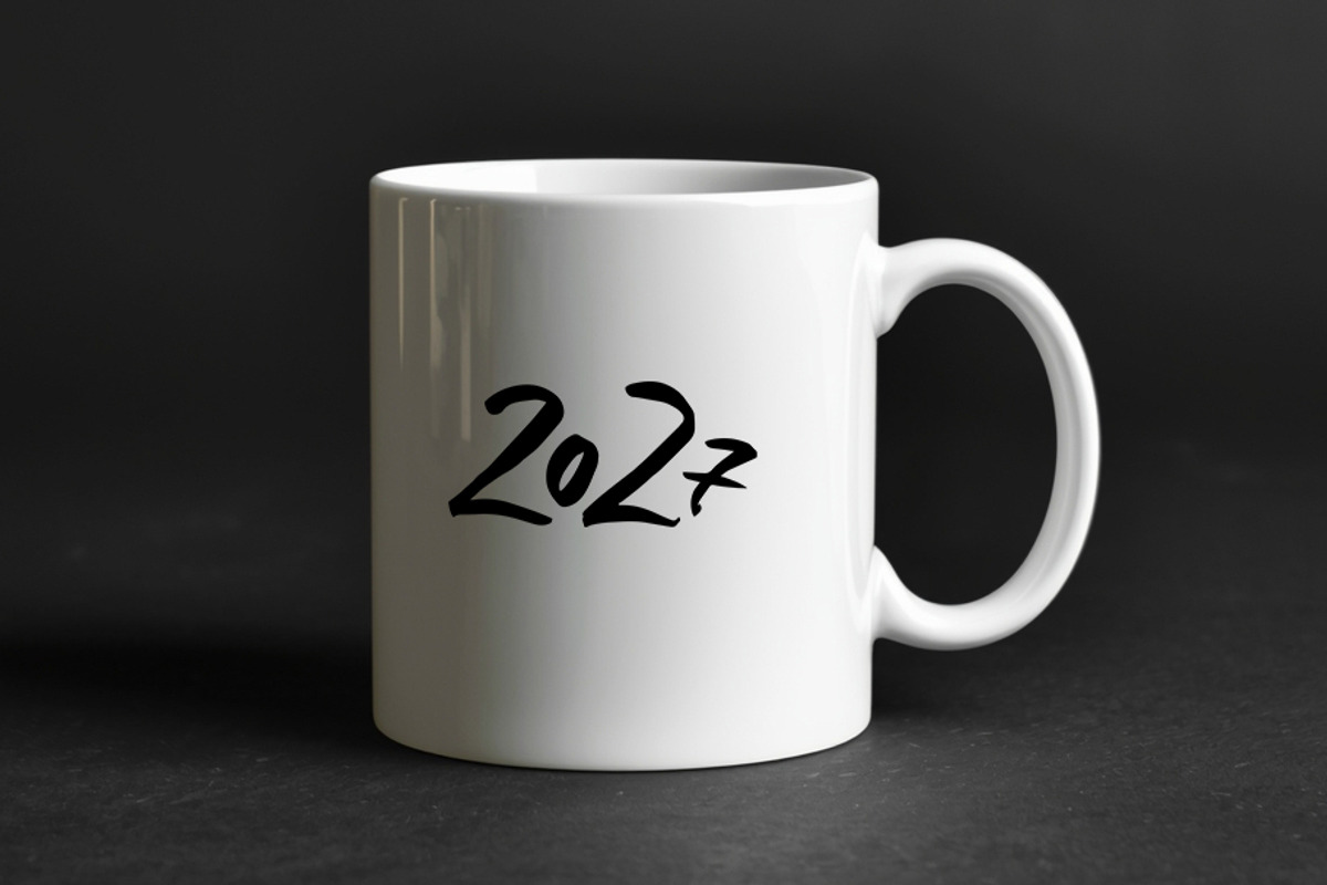 30 handwritten 2027 lettering design, an Object Illustration by Pollyksena (Photo 3 of 3)