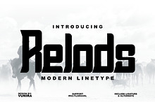 Relods | Modern Linetype