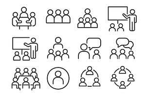 Various vector illustrations of, a Person Illustration by ZinetroN