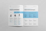 FLORA | Brand Proposal Template, a Brochure Template by KreateTribe (Thumbnail 4 of 9)