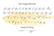 Jean Jingga, a Script Font by Aldedesign (Thumbnail 9 of 10)
