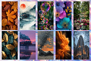 100 Aesthetic Phone Wallpapers Pack, a Wallpaper Graphic by Pixeness Studio (Thumbnail 2 of 3)