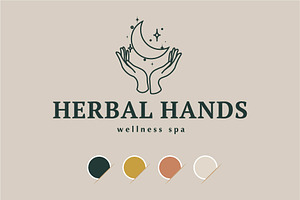 Spa Herbal holistic Logos of women, a Graphic by Logoworks