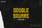 Double Square Font, a Font by Wellscript Studio (Thumbnail 1 of 9)