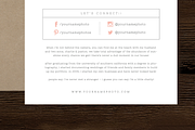 About Me Page Template, a Flyer Template by roselindoco (Thumbnail 2 of 4)
