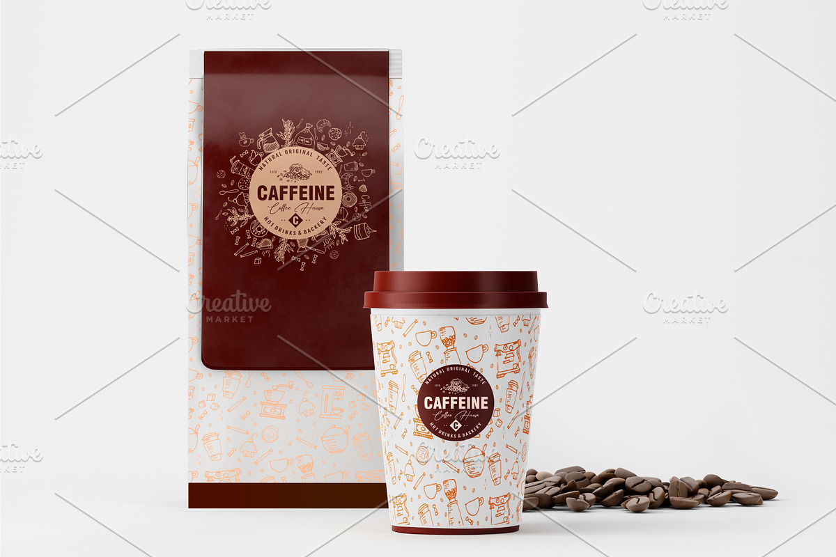 100+ Hand Drawn Coffee House element, an Outline Icon by Vitaliy Starkov (Photo 2 of 8)