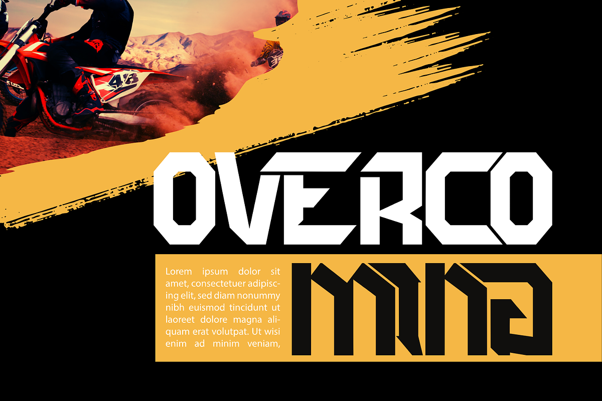 Devotion Ligatures - Futuristic Font, a Sans Serif Font by 177Studio (Photo 4 of 8)