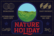VT Hansel - Vintage Display Font, a Sans Serif Font by ViactionType (Thumbnail 4 of 9)