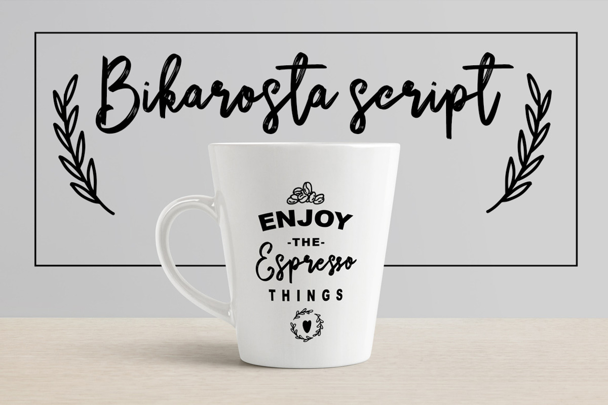 Bikarosta Font Duo with Extras, a Script Font by Maulana Creative (Photo 3 of 17)