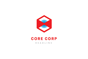 Core Corporation Logo Template.