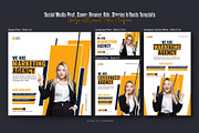 Corporate Social Media Post Bundle, a Social Media Template by Creative_View (Thumbnail 3 of 8)