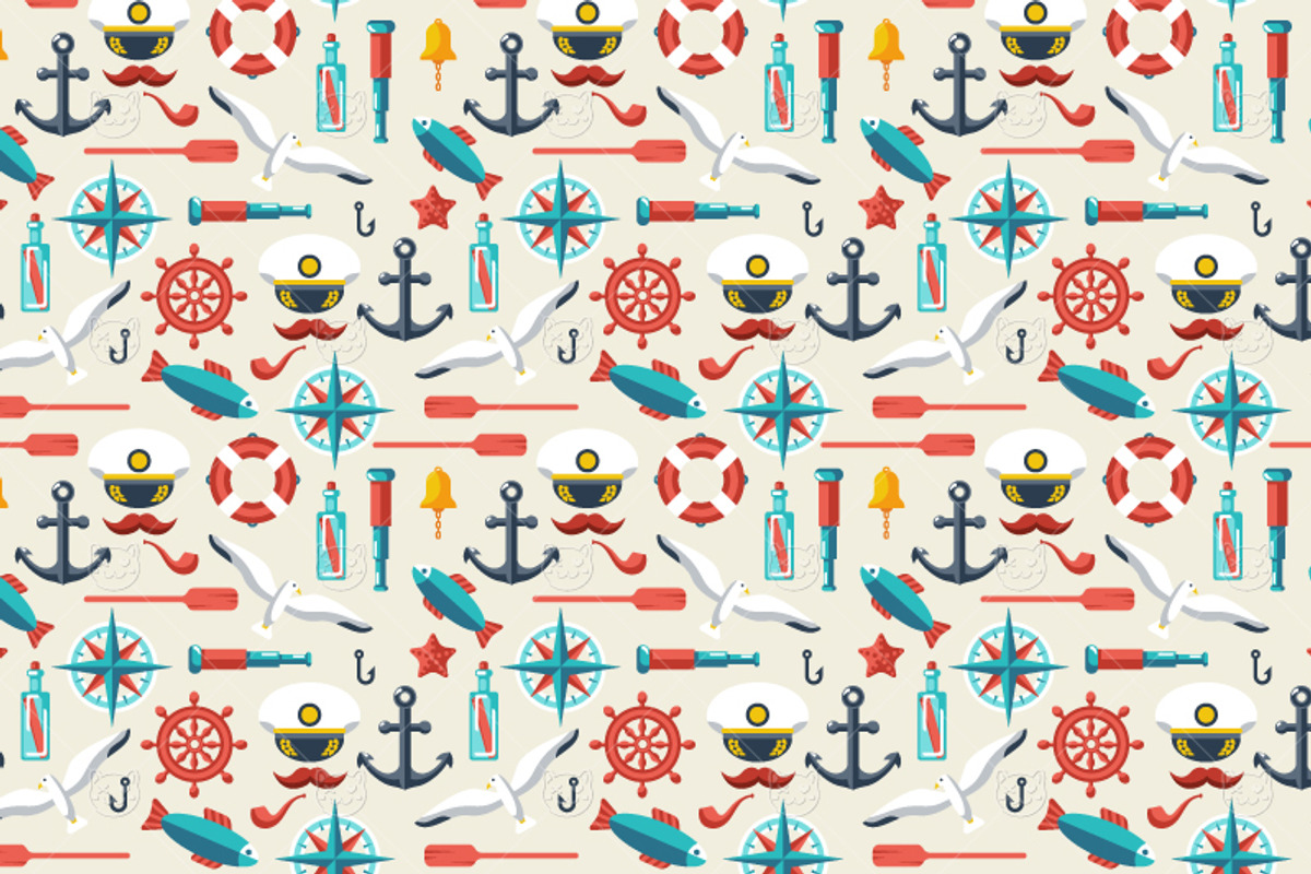 Ocean Patterns Set preview 2