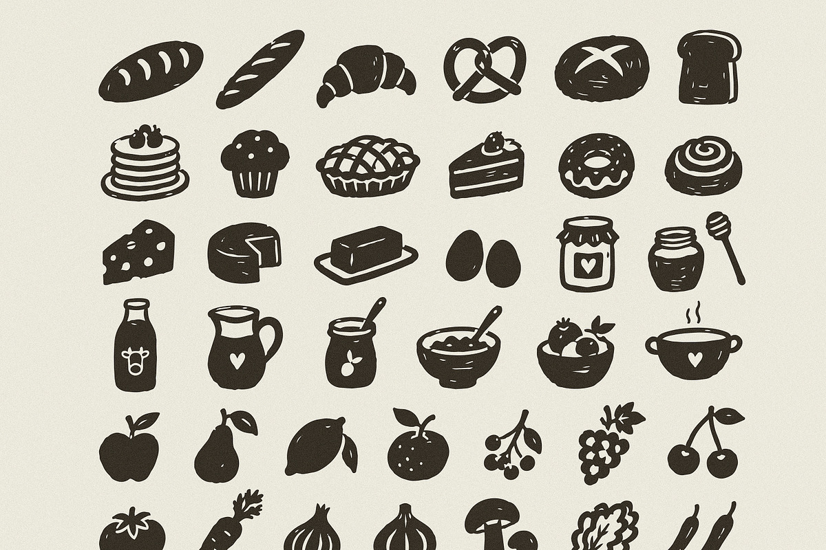 Cottage Living Illustration Icon Set, a Decorative Illustration by anastasiia.art (Photo 7 of 8)