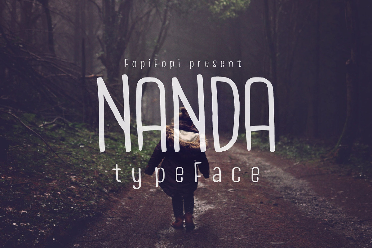 NANDA TYPEFACE, a Sans Serif Font by fopifopi (Photo 1 of 4)