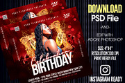 Birthday Party Flyer Template, a Templates & Theme by MithilaCreation (Thumbnail 3 of 5)
