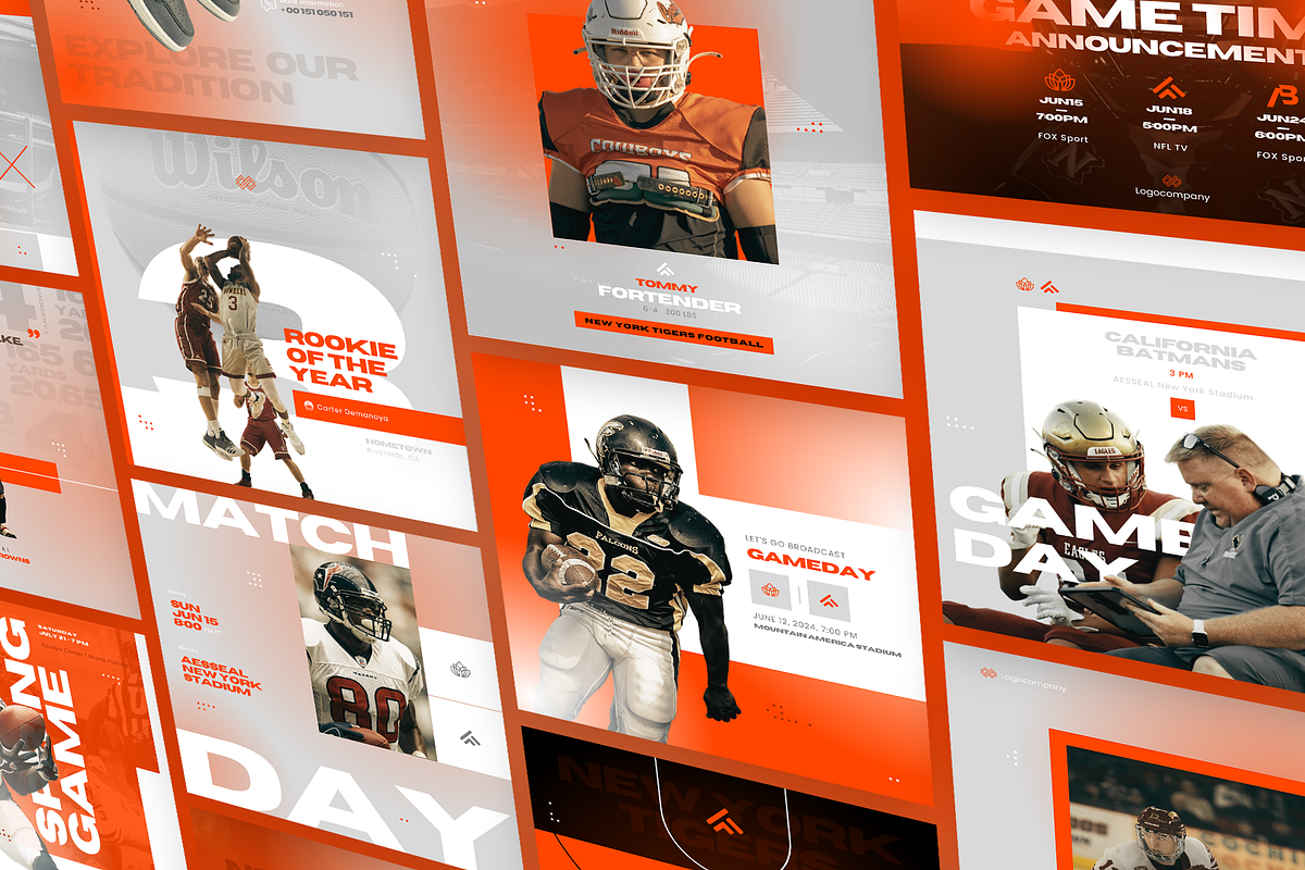 Oraax | Sport Template, a Social Media Template by Ceaso Store (Photo 5 of 7)