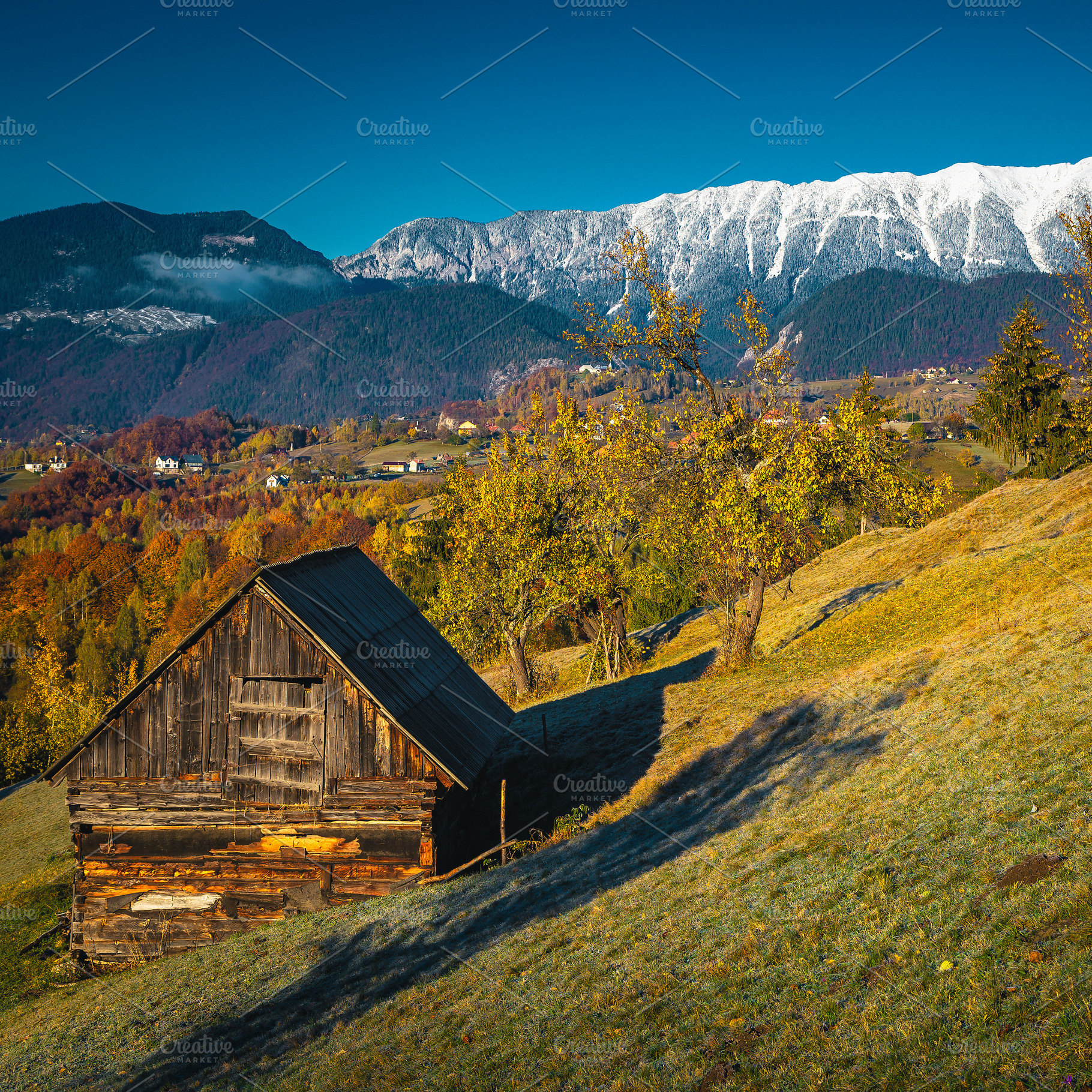Autumn rural scenery, an Architecture Photo by Alpine Dreams