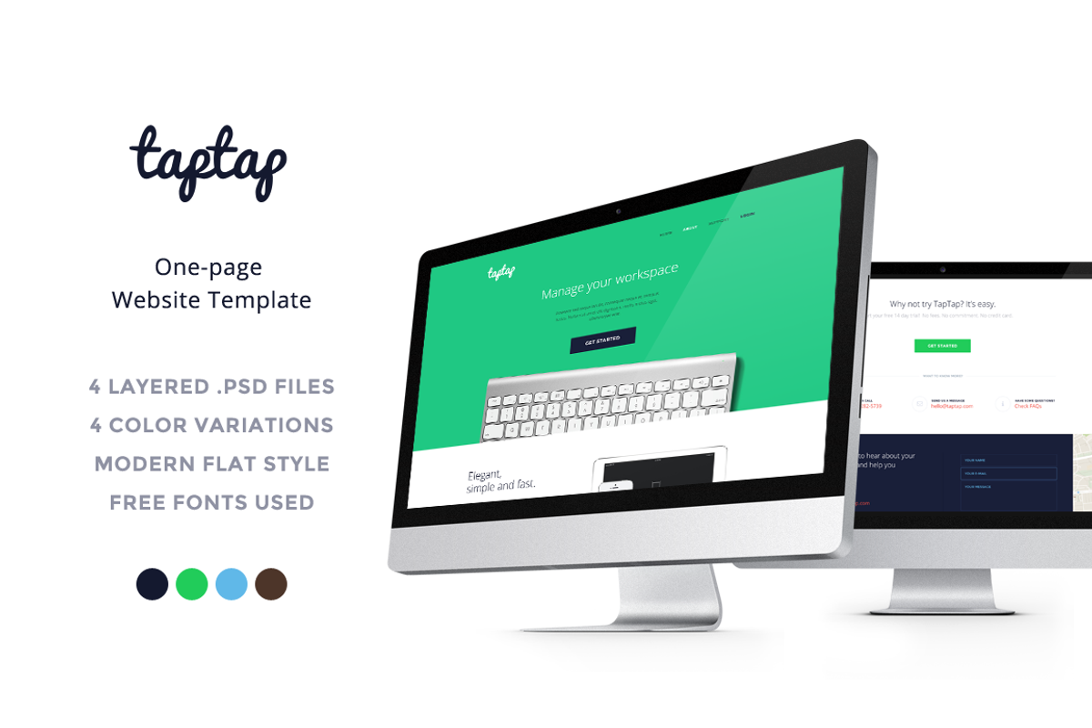 TapTap PSD template, an App Template by Jaromir Kveton (Photo 1 of 5)