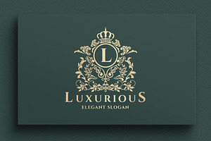 Luxurious Elegant Letter L Logo